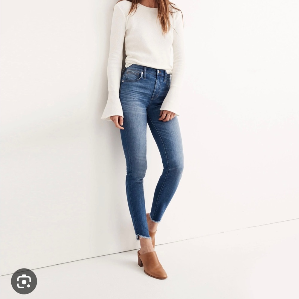Madewell 10" High-Rise Skinny Jeans: Tulip-Hem Edition